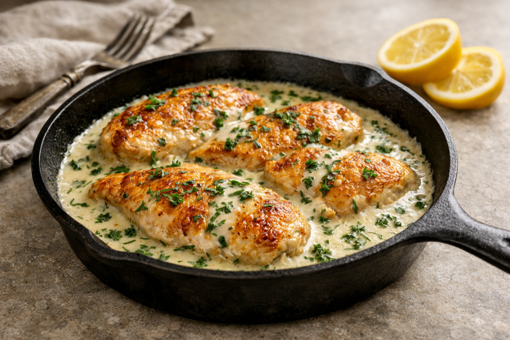 Creamy Chicken with Herbs
