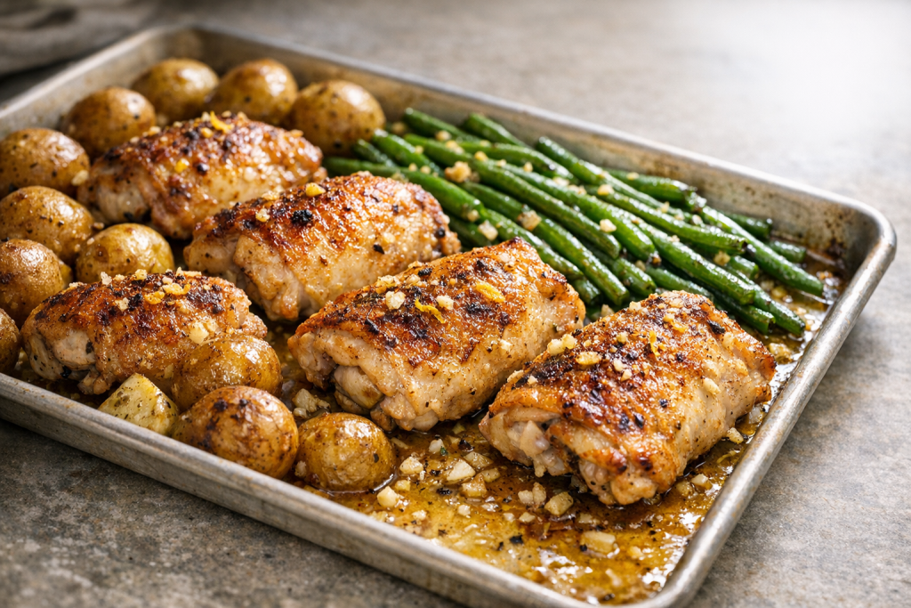 Easy Oven Chicken Dinner