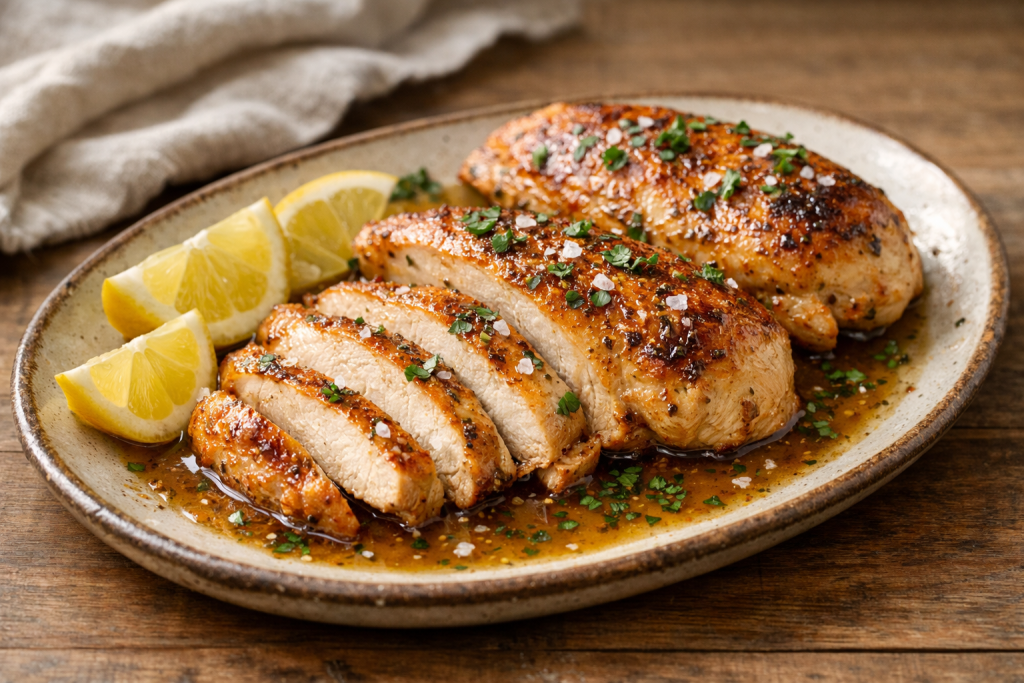 Juicy Oven Baked Chicken Breast