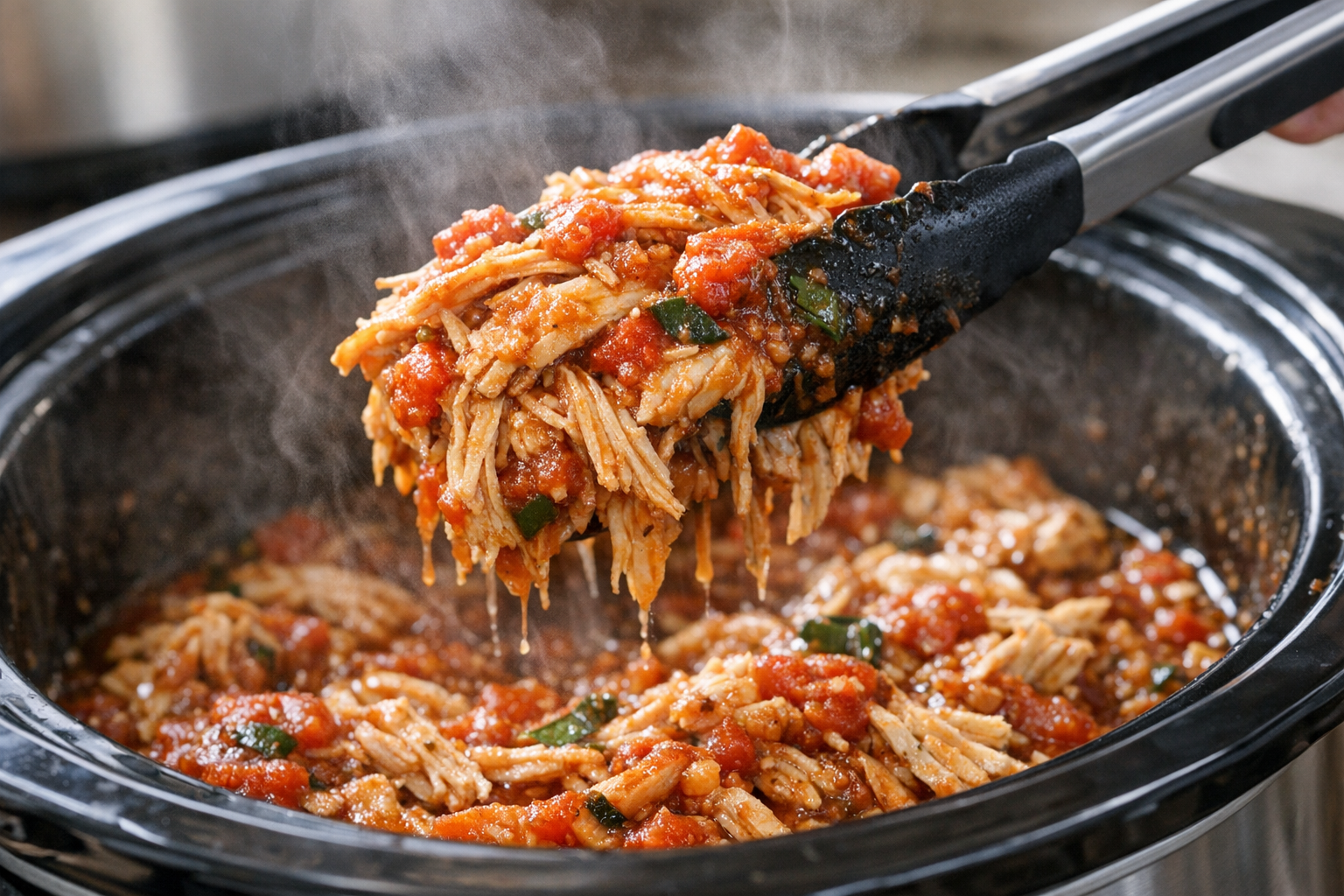 Slow Cooker Chicken with Tomato Basil Sauce