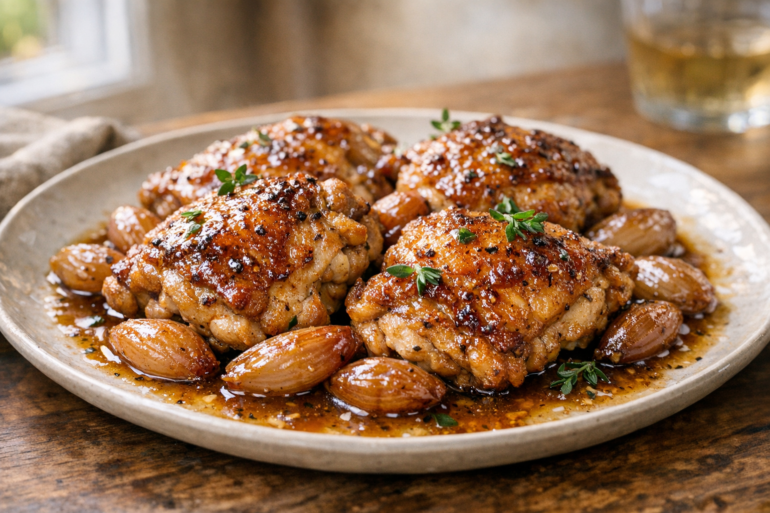 Skillet Chicken with Caramelized Shallots (30 Min)