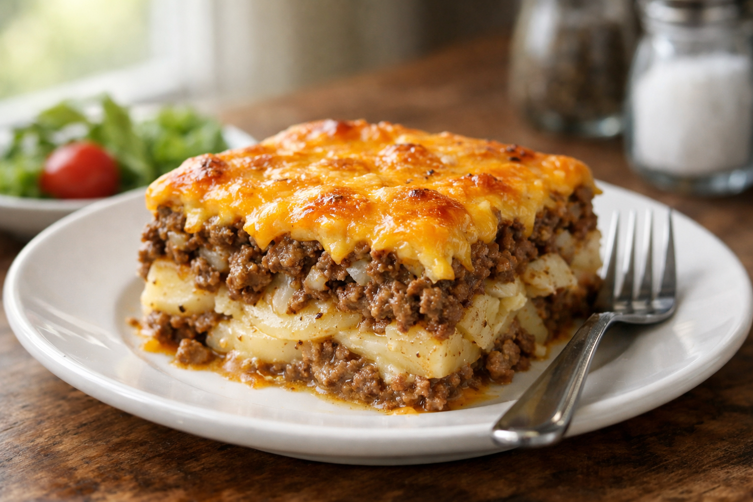 Baked Beef and Potato Casserole (Easy & Hearty)