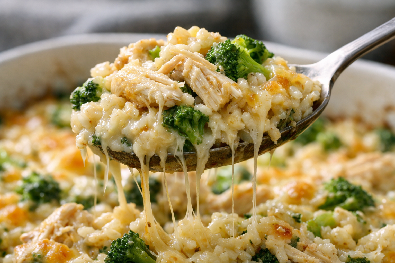 One-Pan Chicken and Broccoli Rice Bake