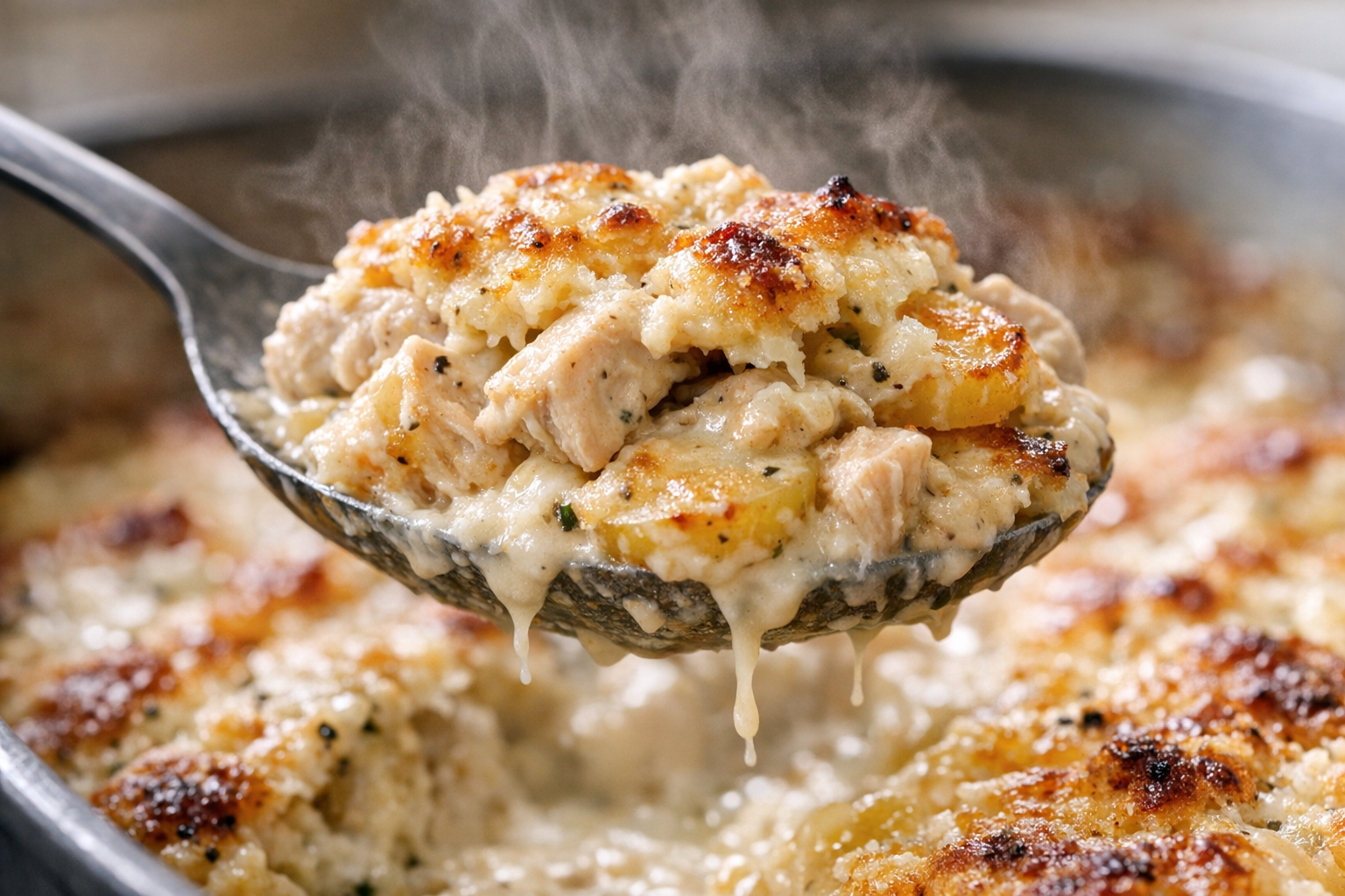 Creamy Chicken and Potato Bake (Easy One-Pan)
