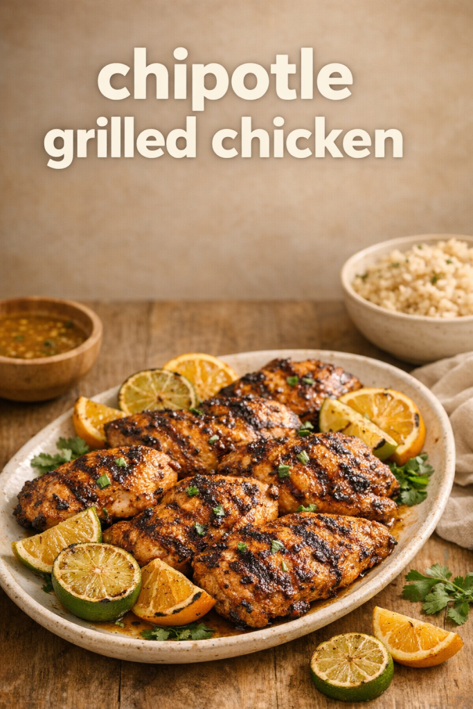 Smoky Chipotle Grilled Chicken with Citrus Marinade