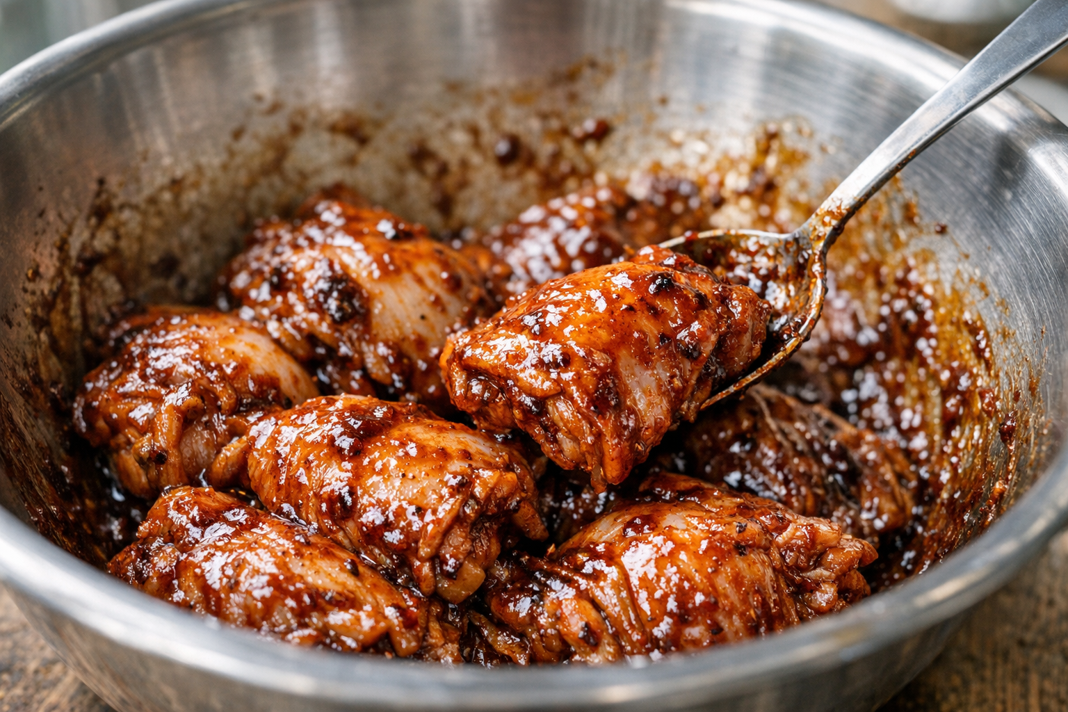 Smoky Chipotle Grilled Chicken Thighs + Lime Slaw