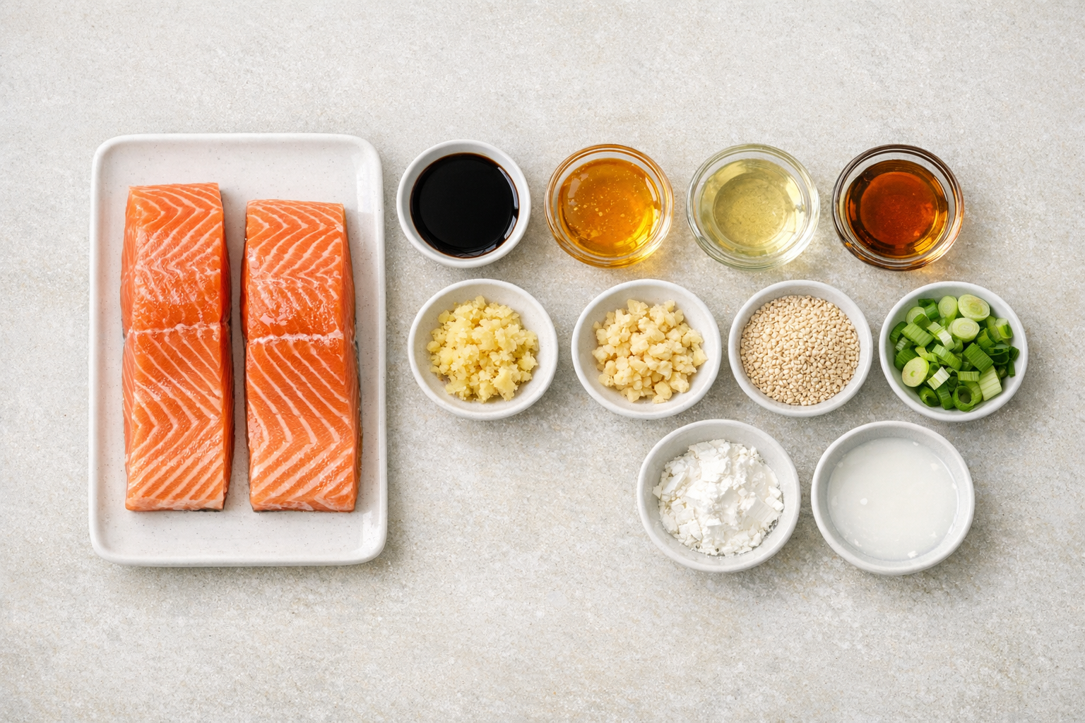Baked Teriyaki Salmon with Sesame Ginger Glaze