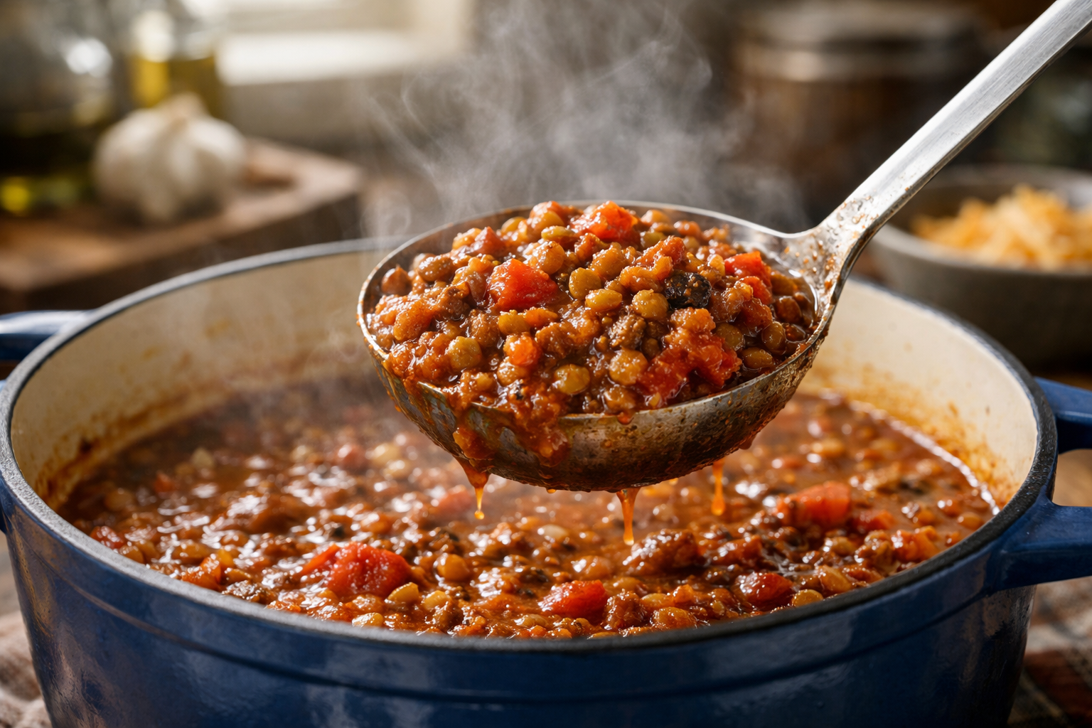 Smoky Paprika Lentil Chili (Easy Pantry Dinner)