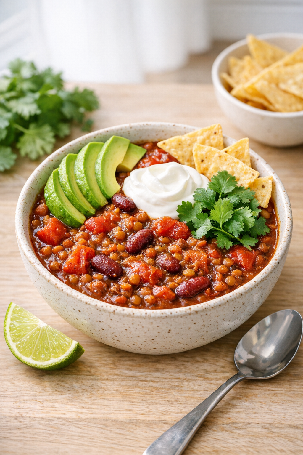 Smoky Paprika Lentil Chili (Easy Pantry Dinner)