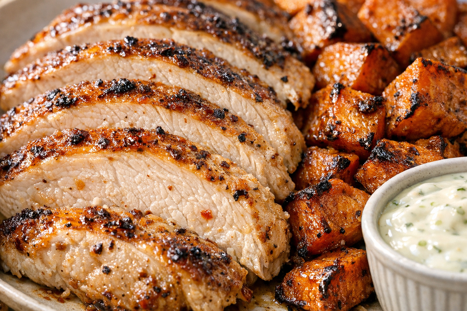 Chipotle Lime Turkey & Sweet Potato Meal Prep Bowls