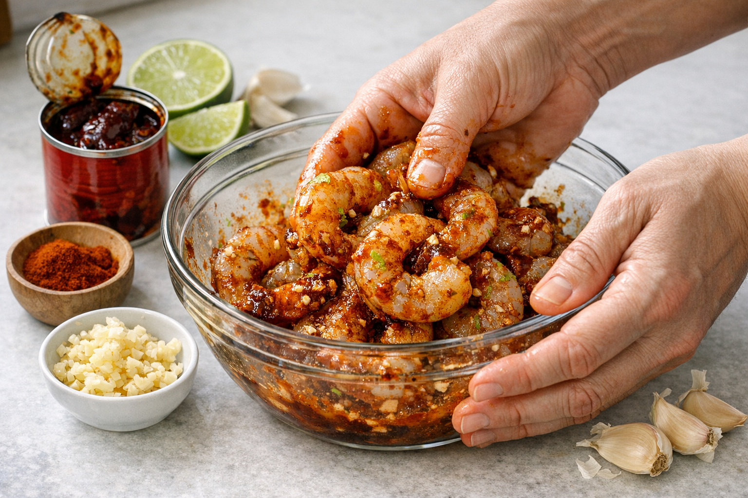 30-Minute Chipotle Lime Shrimp Tacos with Slaw