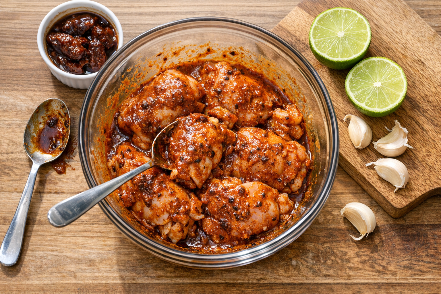Smoky Chipotle Grilled Chicken Thighs (Lime Yogurt)