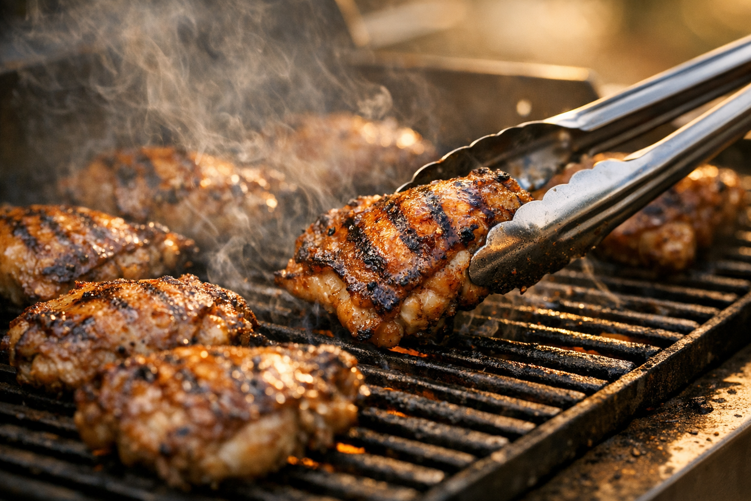 Smoky Chipotle Grilled Chicken Thighs (Lime Yogurt)