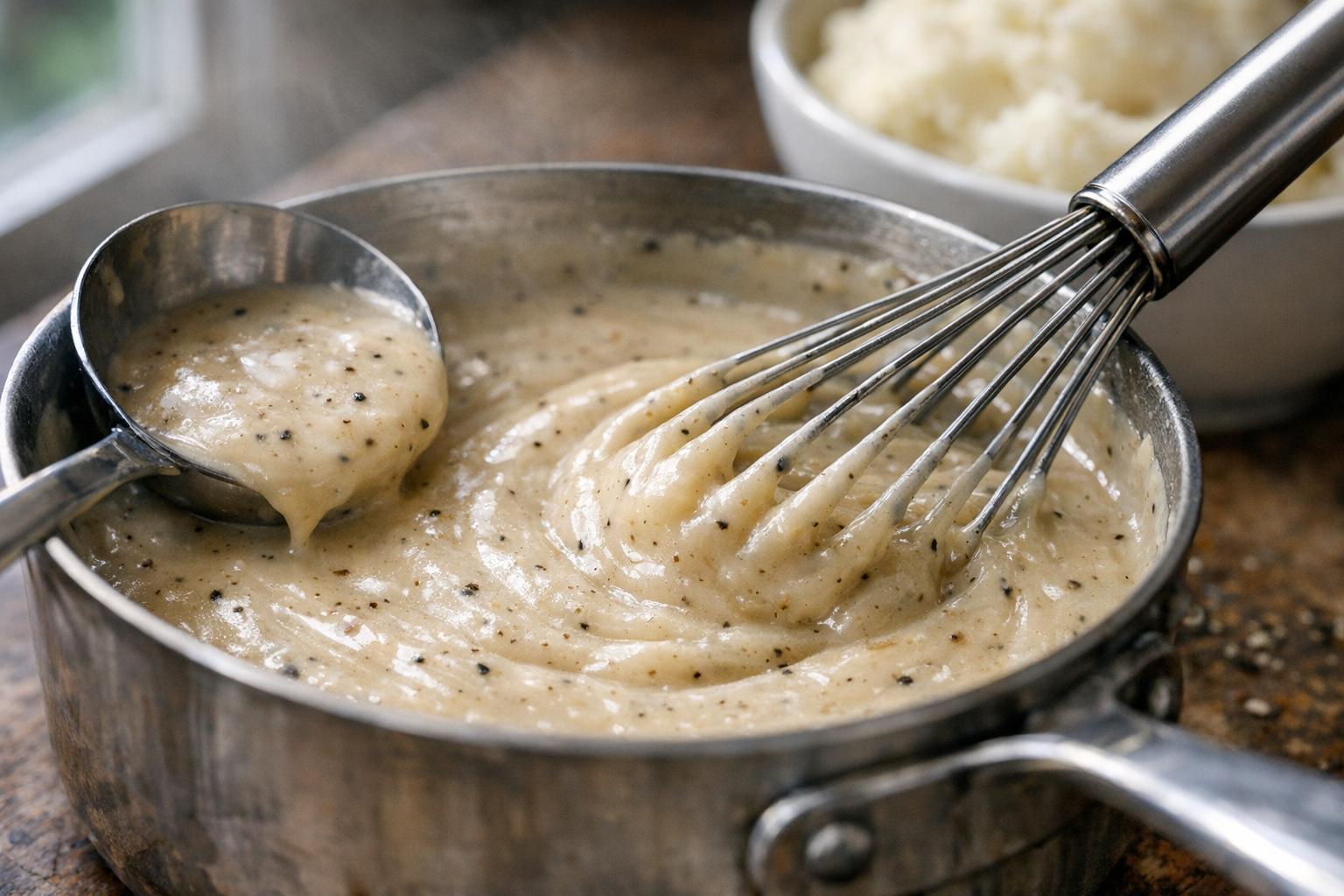 Smoky Braised Beef with Cheddar Mash & Gravy