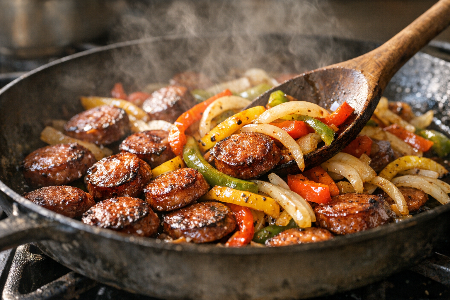 30-Minute Cajun Shrimp and Sausage Skillet