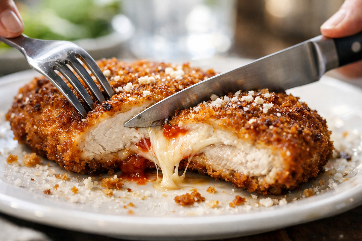 Oven-Baked Italian Chicken Cutlets with Mozzarella