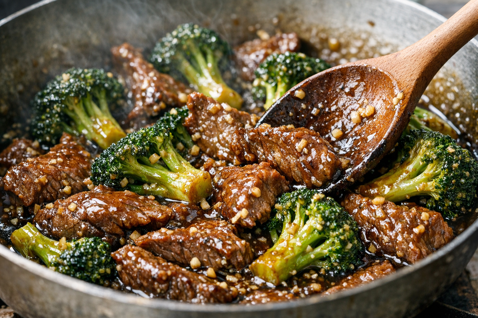 30-Minute Beef and Broccoli Skillet (Garlic Sauce)