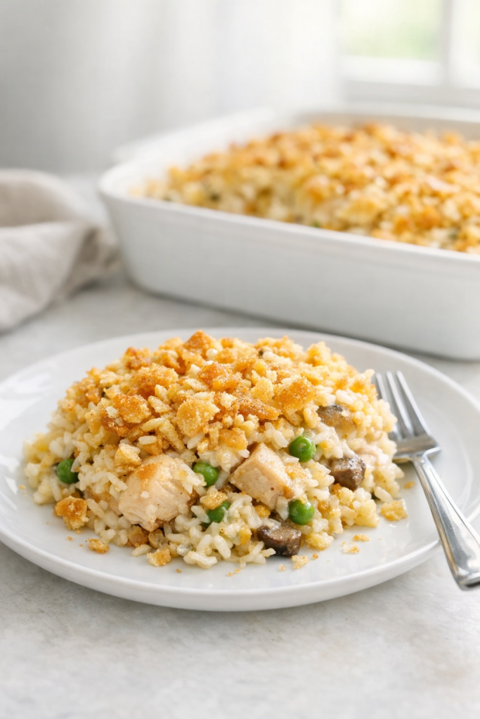 Classic Chicken and Rice Casserole recipe