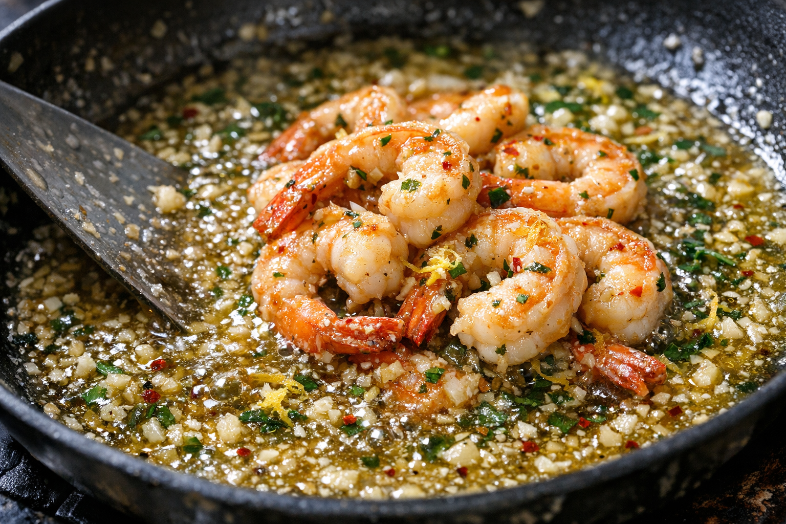 30-Minute Garlic Butter Shrimp with Rice