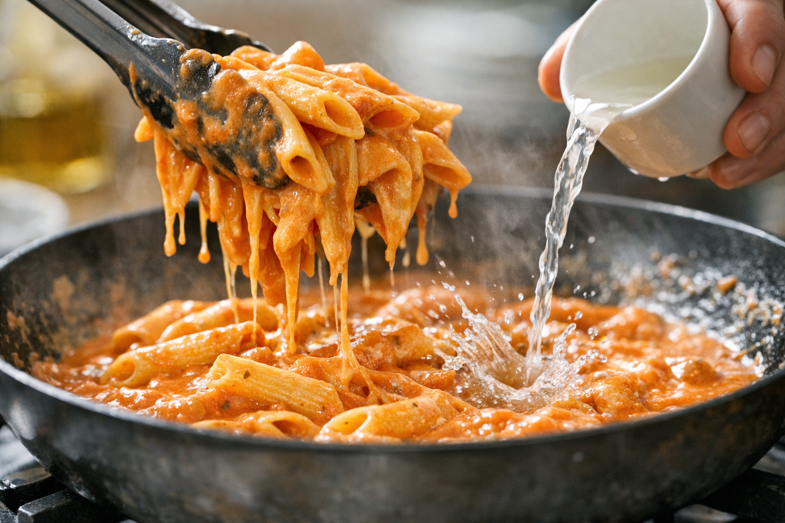 Budget-Friendly Pasta with Creamy Tomato Sauce