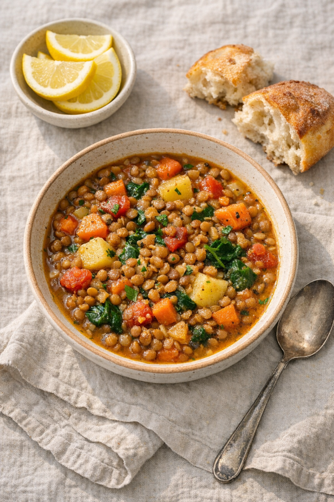 Budget-Friendly Lentil and Vegetable Stew recipe