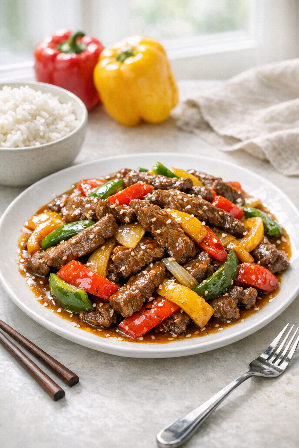 30-Minute Beef and Pepper Skillet (Easy Weeknight)