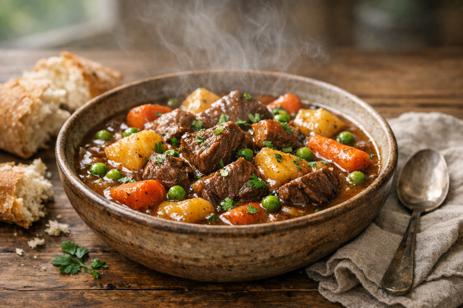 Slow Cooker Beef and Vegetable Stew (Hearty & Easy)