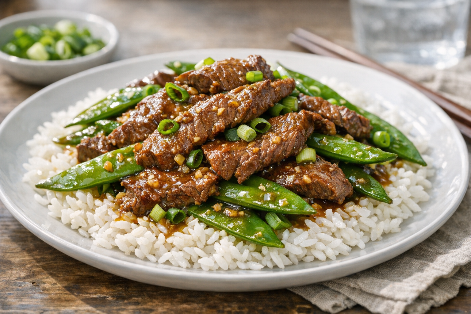 30-Minute Beef and Snow Pea Stir-Fry Recipe