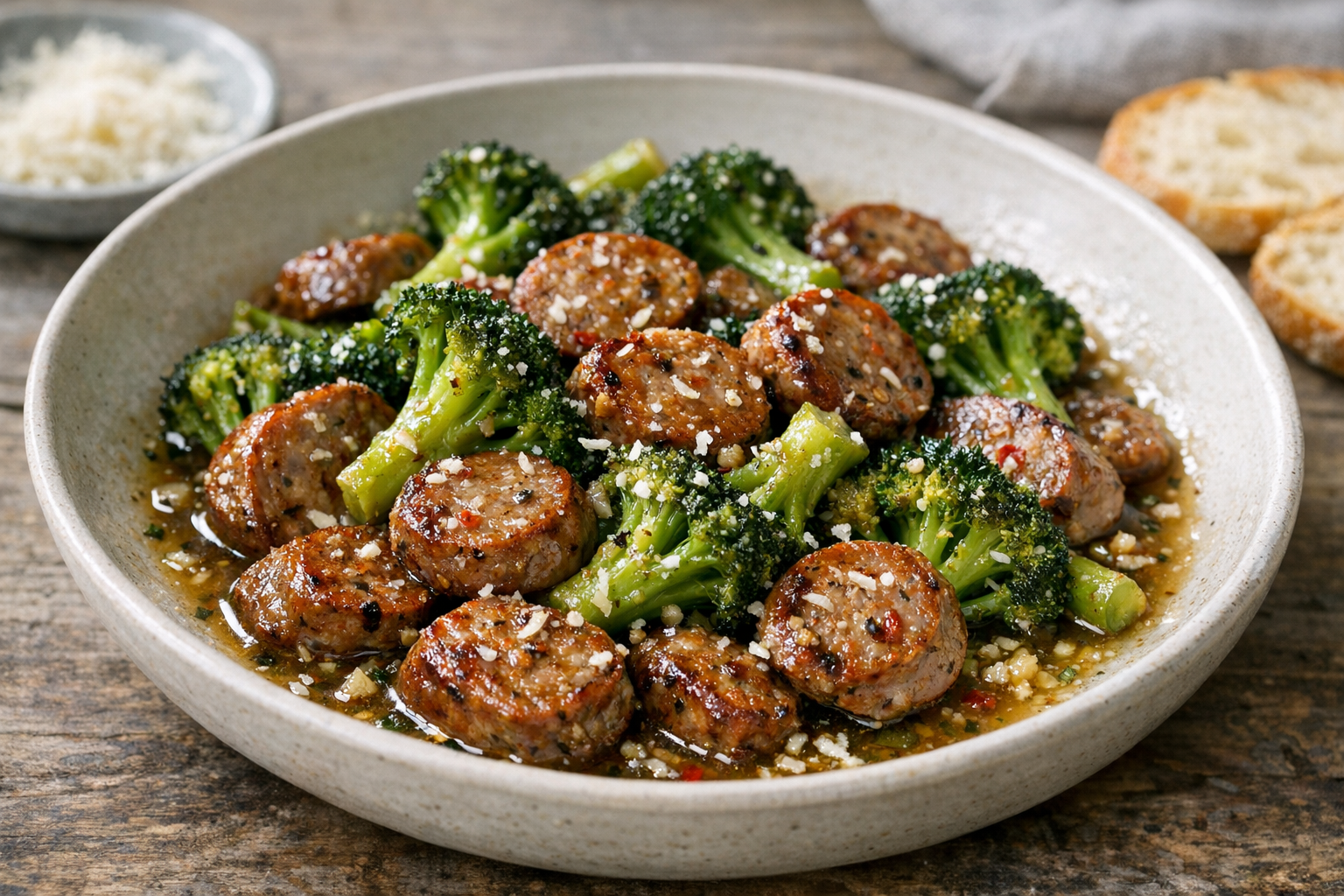 30-Minute Sausage and Broccoli Skillet (One Pan)