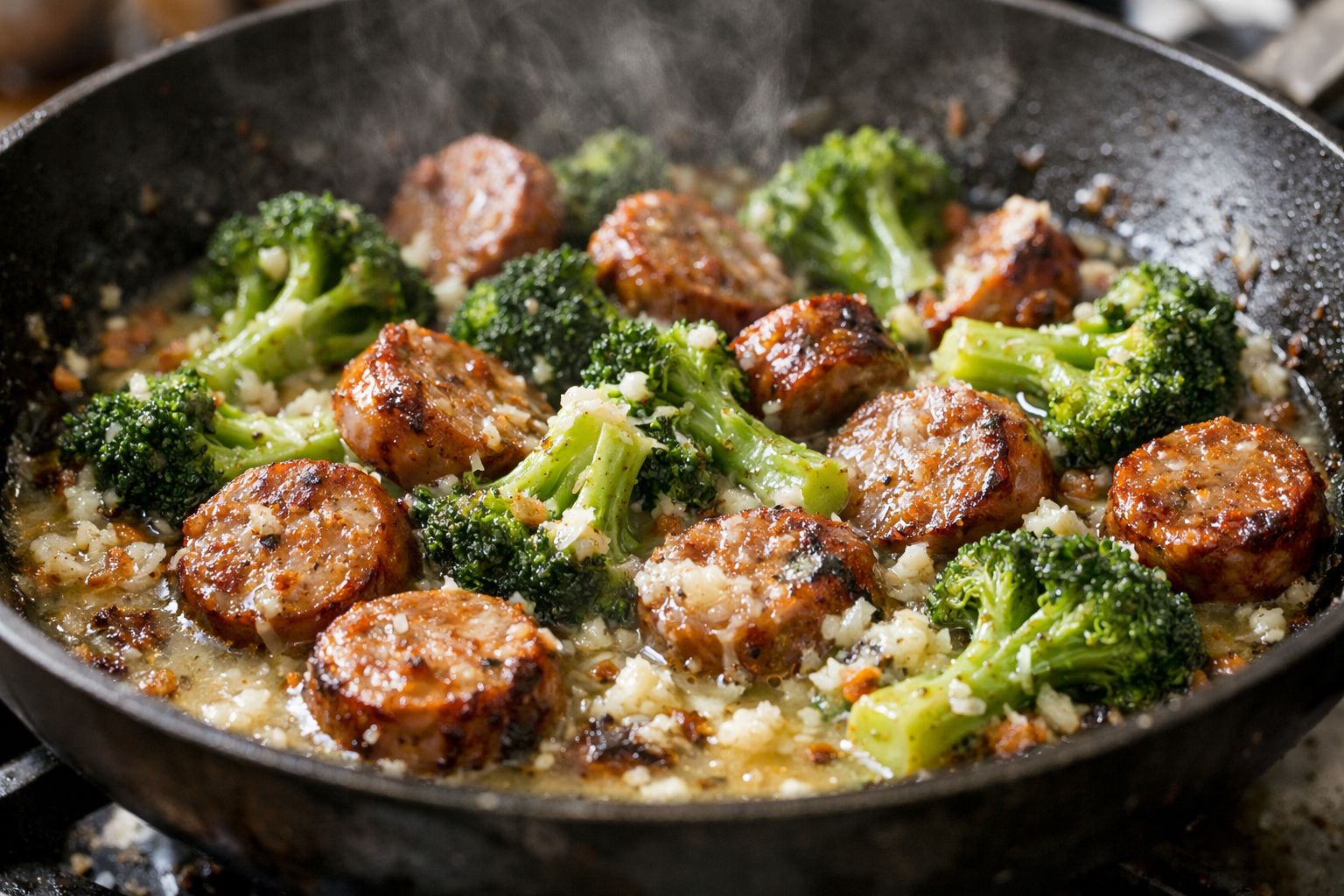 30-Minute Sausage and Broccoli Skillet (One Pan)