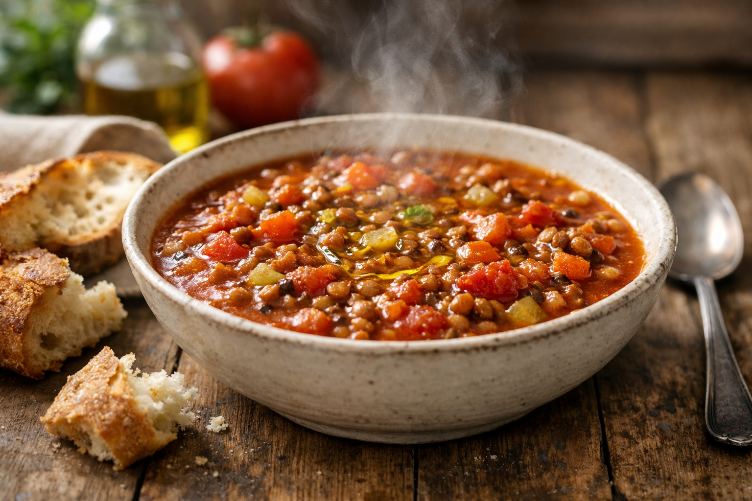 Budget-Friendly Tomato Lentil Stew (One-Pot)