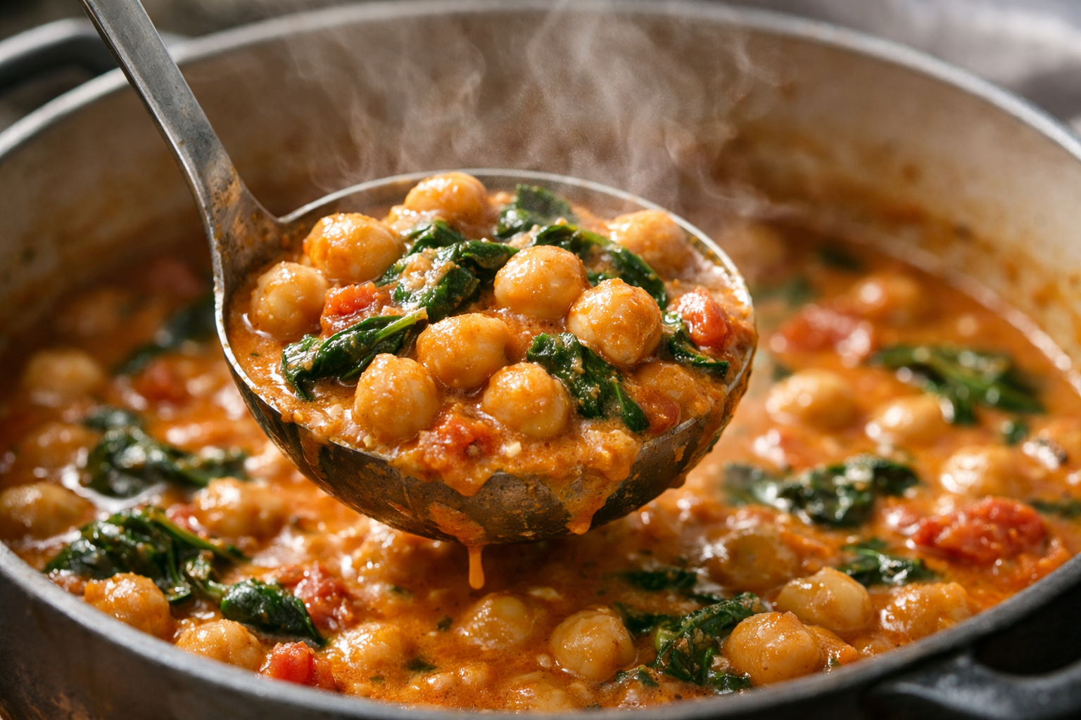 Creamy Chickpea and Tomato Stew (30-Minute)