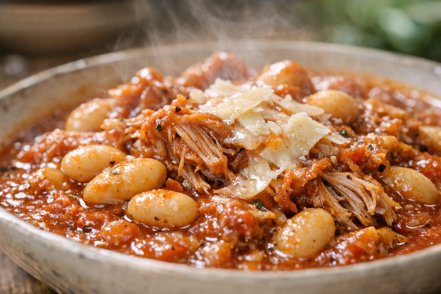 Slow Cooker Pork and White Bean Ragout Recipe