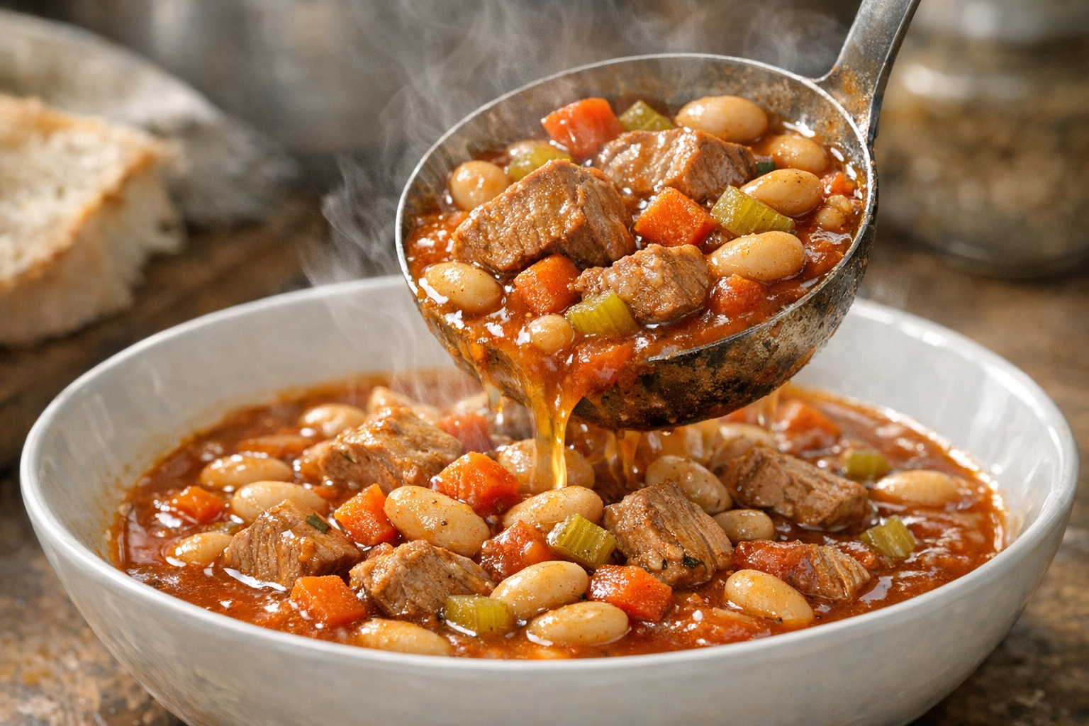Slow Cooker Pork and White Bean Ragout Recipe