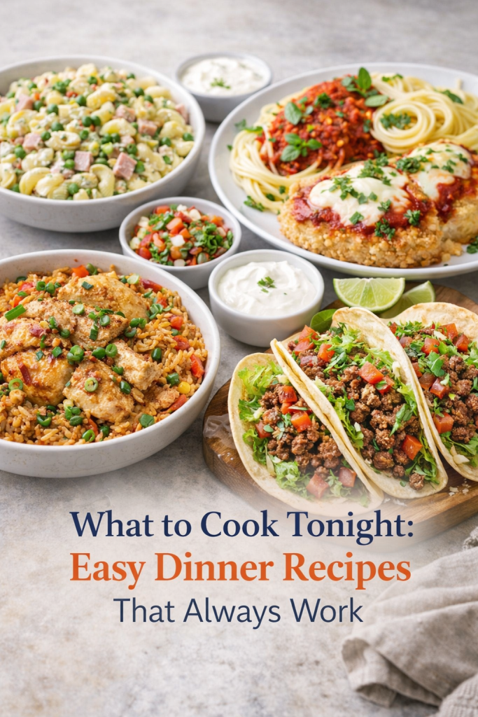 what to cook tonight easy dinner recipes with chicken pasta and quick meals